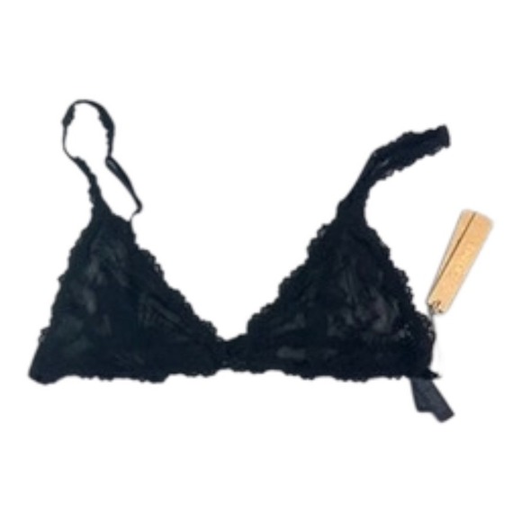 SKIMS Limited Edition Stretch Lace Triangle Bralette Soft Sexy Sheer XL NWT - Picture 4 of 16